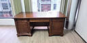 書(shū)桌 簡(jiǎn)約美式全實(shí)木書(shū)桌椅鄉村書(shū)房辦公家具家用電腦桌寫(xiě)字 1.8米180*82*79cm 曬單實(shí)拍圖