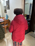 恒源祥2025年冬裝新款羽絨服女中長(cháng)款大碼氣質(zhì)修身白鴨絨加厚媽媽裝外套 紅色 2XL 【建議106-120斤】 曬單實(shí)拍圖