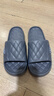 廂糖2026新款涼拖鞋男女情侶款夏季防滑厚底家居拖鞋涼鞋人字拖男鞋 灰色 42-43 曬單實(shí)拍圖