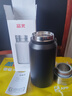 富光大容量保溫杯316不銹鋼學(xué)生男女商務(wù)辦公茶水分離水杯子黑色600ML 曬單實(shí)拍圖