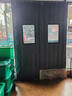 全鋁合金折疊門(mén)推拉門(mén)隱形開(kāi)放式廚房燃氣驗收簡(jiǎn)易百葉隔斷門(mén)移門(mén) 防火阻燃黑色+白色鋁板+帶鎖 曬單實(shí)拍圖