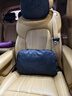 BIMLL B汽車(chē)腰靠沖孔麂皮絨靠背腰墊辦公室腰靠座椅靠墊護腰家用車(chē)用靠枕 曬單實(shí)拍圖