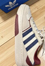 adidas「面包鞋」COURTIC經(jīng)典運動(dòng)板鞋男女阿迪達斯官方三葉草   晶白/淺米色/棕紅/藏青藍   41 曬單實(shí)拍圖