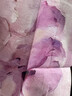 上海故事100%桑蠶絲2026春季新款真絲綢印花中方巾女士透氣百搭裝飾披肩 花漾漫繪-紫水晶 65cm*65cm 曬單實(shí)拍圖