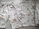 童泰（TONGTAI）寶寶秋衣套裝春秋純棉嬰兒衣服男童女童秋褲睡衣家居服粉色100cm 曬單實(shí)拍圖