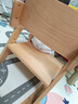 Aooboy兒童學(xué)習桌書(shū)桌實(shí)木寶寶閱讀小方桌繪畫(huà)桌子幼兒園游戲桌椅 夢(mèng)想桌+精靈椅（灰色乳膠墊） 紅橡 曬單實(shí)拍圖