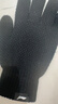 李寧（LI-NING）騎行手套冬季男女士保暖棉毛線(xiàn)針織加絨黑手套觸屏防寒電動(dòng)車(chē) 曬單實(shí)拍圖