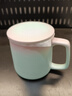 叁旬印象泡茶馬克杯創(chuàng  )意漸變陶瓷帶蓋茶水分離辦公室情侶杯子過(guò)濾水杯 印象馬克杯(漸變款)_水碧綠 曬單實(shí)拍圖