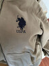 U.S. POLO ASSN.保羅衛衣男春秋長(cháng)袖T恤上衣休閑打底衫衛衣連帽外套 卡其 XL  曬單實(shí)拍圖