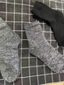 洛·戀襪子男童短襪秋冬季純棉襪運動(dòng)籃球跑步襪保暖吸汗防臭透氣長(cháng)筒襪 長(cháng)襪（加厚保暖）混色- 4雙 曬單實(shí)拍圖
