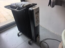 奧克斯（AUX）【石墨烯速熱】取暖器/取暖器家用/取暖電器/電暖器/電暖氣片烤火爐油丁電暖爐13片石墨烯電熱油汀 曬單實(shí)拍圖