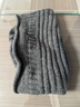 CACUSS純羊毛帽子男士秋冬護耳毛線(xiàn)帽戶(hù)外保暖針織帽冬季防寒帽男深灰 曬單實(shí)拍圖