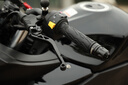 AGY鈴木GSX250R改裝配件牛角離合手柄GW250 DL250可調剎車(chē)手拉桿手把 03一體加長(cháng)款:黑黑色 曬單實(shí)拍圖