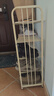 禾邁鞋架家用門(mén)口多層簡(jiǎn)易入戶(hù)小型戶(hù)外鐵藝鞋子不銹鋼鞋柜一體靠墻 五層100CM【奶油白】 曬單實(shí)拍圖