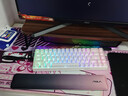 狼蛛（AULA）HERO 68HE磁軸鍵盤(pán)RT電競游戲專(zhuān)用客制化機械鍵盤(pán)鼠標套裝有線(xiàn)RGB網(wǎng)頁(yè)驅動(dòng)fps無(wú)畏契約8K回報率 等高線(xiàn)側刻【黑皇磁軸】白色 曬單實(shí)拍圖