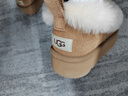 UGG秋季女士舒適茸茸毛鞋領(lǐng)厚底圓頭休閑懶人毛毛鞋 1166733 CHE | 栗色 38 鞋款偏小，建議拍大一碼 曬單實(shí)拍圖