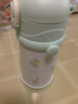 膳魔師（THERMOS）母嬰萌寵系列兒童小學(xué)生小童上學(xué)杯316L不銹鋼吸管保溫杯400ml 曬單實(shí)拍圖