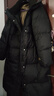 鴨鴨（YAYA）奢金羽絨服女冬季新款極寒長(cháng)款過(guò)膝情侶男女同款加厚保暖外套 黑金色 L (建議130-145斤) 曬單實(shí)拍圖