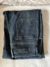 RAJKPOOR高端淺色窄版牛仔闊腿褲女士顯高顯瘦2025年新品加絨加厚直筒褲子 復古藍-長(cháng)褲《加絨款》 加絨 M /建議96-105斤 曬單實(shí)拍圖
