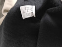 皮爾卡丹春秋季薄款翻領(lǐng)開(kāi)衫毛衣男士韓版潮流休閑青年高端針織衫純色外套 黑色 2XL 135-150斤 曬單實(shí)拍圖