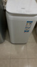 海爾（Haier）波輪小型洗衣機全自動(dòng)3公斤60℃除菌螨家用母嬰兒童內衣迷你洗脫一體童鎖LED觸控玻璃蓋以舊換新 【小小神童】+15分鐘速洗+除螨洗+超凈洗+濃縮洗 曬單實(shí)拍圖
