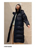 FILA 斐樂(lè )官方女子羽絨服冬季中長(cháng)款連帽防寒保暖鴨絨外套 曬單實(shí)拍圖