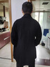 皮爾卡丹（pierre cardin）中國風(fēng)春夏披風(fēng)大衣中長(cháng)款棉麻風(fēng)衣男茶服外套男士古風(fēng)漢服開(kāi)衫 黑色609 M 曬單實(shí)拍圖