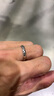 老銀匠s999足銀銀戒指情侶對戒簡(jiǎn)約活口素圈男女情人節禮物情侶款戒指 曬單實(shí)拍圖