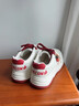 意爾康女鞋2026春季新款小白鞋厚底休閑運動(dòng)鞋時(shí)尚串珠面包板鞋單鞋 白色 38 曬單實(shí)拍圖