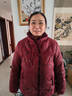 俞兆林（YUZHAOLIN）中老年人羽絨服媽媽冬裝老人衣服老太太洋氣加厚奶奶冬季皮草外套 紅色上衣 2XL  【推薦111-125斤】 曬單實(shí)拍圖