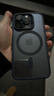 億色適用蘋(píng)果15pro手機殼  iPhone15pro無(wú)線(xiàn)充電殼Magsafe磁吸充電保護套氣囊防摔 男女款 藍邊剔透白  曬單實(shí)拍圖