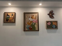 趣味貓咪中古風(fēng)客廳沙發(fā)背景墻裝飾畫(huà)組合壁畫(huà)卡通法式多巴胺掛畫(huà) 可愛(ài)貓咪 小號尺寸 晶瓷畫(huà)+格調黑鋁合金邊框 曬單實(shí)拍圖
