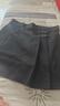 蓉月閣黑色毛呢半身裙女2024年秋冬韓版高腰百褶裙顯瘦百搭a字包臀短裙 黑色【內帶安全褲】 2XL 建議【135-150斤】 曬單實(shí)拍圖
