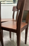 源氏木語(yǔ)實(shí)木餐椅現代簡(jiǎn)約家用靠背椅北歐輕奢餐椅黑胡桃木椅子 北美黑胡桃木0.44米椅 曬單實(shí)拍圖