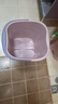 福愛(ài)家大號加深36cm泡腳桶洗腳桶洗腳盆足浴盆桶泡腳盆提水桶粉白隨機 曬單實(shí)拍圖