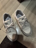 回力女鞋休閑小白鞋2026春季新款潮流百搭增高運動(dòng)鞋學(xué)生厚底板鞋子 白灰-四季款 38 曬單實(shí)拍圖