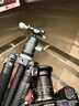 富圖寶（Fotopro）空氣三號 雙全景云臺碳纖維相機微單攝影攝像三腳支架 原碳灰 重/0.9KG 手機夾 曬單實(shí)拍圖