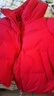 雪中飛2025新款女士短款羽絨服潮流休閑風(fēng)小個(gè)子加長(cháng)外套舒適溫暖 大紅色|1218 M 160 曬單實(shí)拍圖