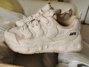 安踏奶糖丨厚底低幫面包鞋休閑鞋女鞋2026春季新款減震軟底運動(dòng)鞋子 白堊色/生木色-2 39 (女8) 曬單實(shí)拍圖