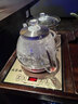 益茶福全自動(dòng)上水電熱水壺底部上水嵌入式茶臺功夫茶燒水壺飲水燒水一體機抽水玻璃煮茶壺保溫泡茶壺 SQ-008金色玻璃套裝 1L 曬單實(shí)拍圖