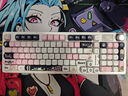 狼蛛（AULA）S98無(wú)線(xiàn)機械鍵盤(pán)藍牙/2.4G/有線(xiàn)三模連接熱插拔gasket結構2U0全鍵無(wú)沖96鍵客制化游戲電競辦公鍵盤(pán) 【無(wú)線(xiàn)三模版】S98小拽貓-混光 紅軸 曬單實(shí)拍圖