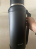 蘇泊爾（SUPOR）保溫壺大容量不銹鋼72小時(shí)暖水壺熱水瓶戶(hù)外旅行壺便攜車(chē)載杯子 儒雅黑2L約4斤水【304不銹鋼+背帶】 曬單實(shí)拍圖