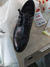 奧康男鞋秋季商務(wù)正裝鞋男真皮軟底韓版百搭休閑男士一腳蹬皮鞋 黑色細帶款 44 （運動(dòng)鞋45=皮鞋44） 曬單實(shí)拍圖