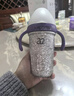A 2奶瓶1-3歲純鈦保溫杯鈦水杯重力球吸管杯寶寶學(xué)飲杯6個(gè)月以上防嗆 純鈦奶瓶咬吸水嘴（贈直吸杯蓋） 330ml 紫色 曬單實(shí)拍圖