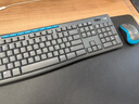 羅技（Logitech）MK275 鍵鼠套裝 無(wú)線(xiàn)鍵鼠套裝 辦公鍵鼠套裝 全尺寸 商務(wù)鍵鼠套裝 帶無(wú)線(xiàn)2.4G接收器 黑藍色 曬單實(shí)拍圖