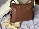 Songmont山下有松循跡系列hobo包植鞣牛皮斜挎軟包【新年禮物】 檀棕色 大號 現貨 曬單實(shí)拍圖