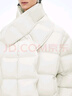江南布衣（JNBY）【商場(chǎng)同款】25冬新品豆腐塊羽絨服女可拆卸圍巾領(lǐng)5P0C14030 100/本白 S 曬單實(shí)拍圖