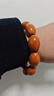 魅祥 南工橄欖核男士手串橄欖核雕老油素核女士手鏈素珠橄欖胡橢圓珠子光珠紅核文玩 1.5*2.2左右 曬單實(shí)拍圖