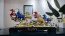 吉十2026年新款馬年吉祥物老板辦公室桌面擺件客廳喬遷創(chuàng  )意高檔裝飾品 【彩色】馬上騰飛 曬單實(shí)拍圖
