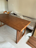 家逸全實(shí)木大板桌去客廳化大長(cháng)桌家用電腦桌辦公學(xué)習書(shū)桌子工作臺餐桌 曬單實(shí)拍圖